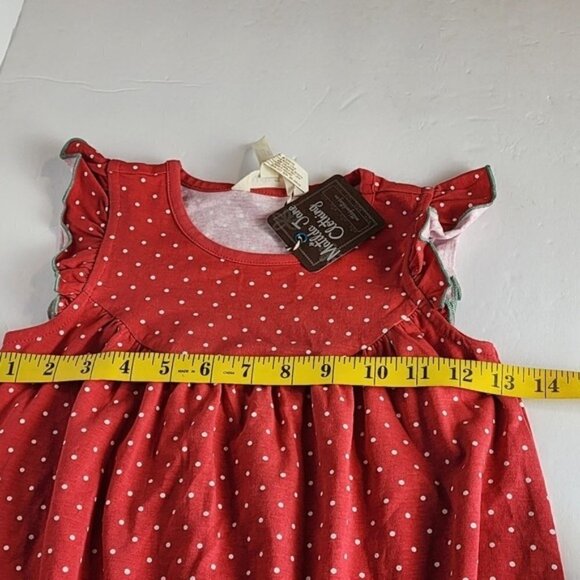 Matilda Jane size 6 girl red polka dot dress Heart to Heart - Picture 8 of 8